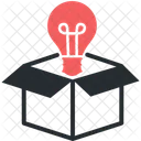 Idea Out Of Box Innovation Blue Ocean Icon