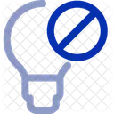 Idea Prohibited Ban No Icon