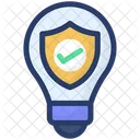 Idea Protection Idea Insurance Intellectual Property Icon