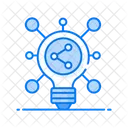 Idea Share Creative Network Creative Marketing Icon