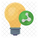 Idea Share Lamp Light Bulb Icon