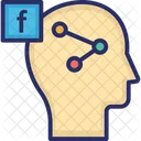 Facebook Idea Share Mind Icon