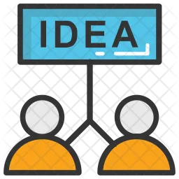 Idea Sharing  Icon