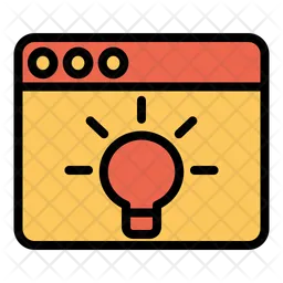 Web de ideas  Icono