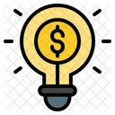 Idea With Money Icon  Icon