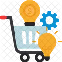 Idealer Wagen Geschaft Geld Icon