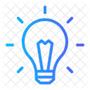 Ideas Light Bulb Invention Icon