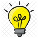 Idee Gluhbirne Innovativ Symbol