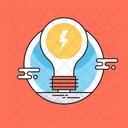 Idee Gluhbirne Elektrisch Icon