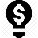 Idee Dollar Gluhbirne Symbol