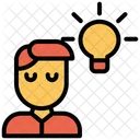 Benutzer Profil Kreative Idee Symbol