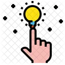 Hand Idee Blub Symbol