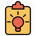 Zwischenablage Kreative Idee Innovative Idee Symbol