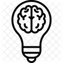 Ideengenerierungsliniensymbol Icon