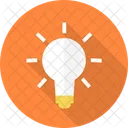 Ideia Cerebro Lampada Icon