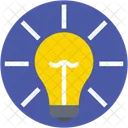 Ideia Lampada Luz Icon