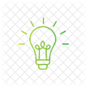 Ideia Brainstorm Lampada Icon