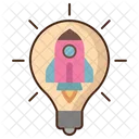 Ideia Criativa Lampada Icon