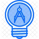 Ideia Bussola Lampada Icon