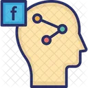 Facebook Compartilhamento De Ideias Mente Icon