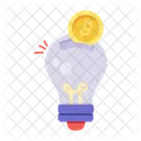 Ideia de bitcoin  Ícone