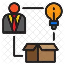 Marketing Homem De Negocios Pacote Ícone