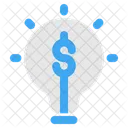 Ideias financeiras  Ícone