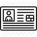 Identidade Passaporte Id Ícone
