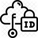 Nuage Identifiant Verrouillage Icône