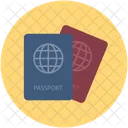 Identificacao Passaportes Permissao Ícone