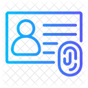 Identificacao Scanner De Dedo Biometria Ícone