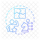 Brechas De Habilidades Identificacion Recursos Humanos Icono