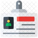 Identificacion Empleado Tarjeta Icono