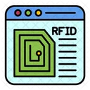 Identificacion Frecuencia Rfid Icono