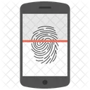 Identification Biometric Finger Icon