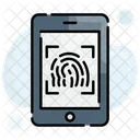 Biometric Finger Identification Icon