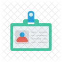 Identification Card Employee Icon