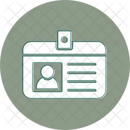 Identification card  Icon