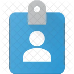 Identification card  Icon