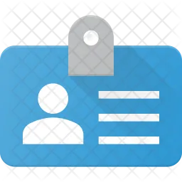 Identification card  Icon