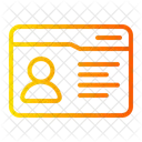 Identification Card  Icon