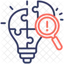 Identification Warning Problem Solving Icon