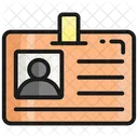 Identification Card Id Icon