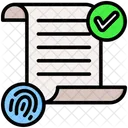 Identified Fingerprint Verified Icon