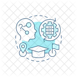 Identify key areas Icon - Download in Rounded Style