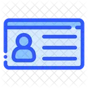 Identity Badge Id Icon