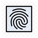 Identity Thumbprint Investigation Icon