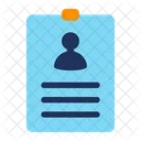 Identity Employee Badge Icon