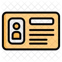 Identity Card Identification Personal Information Icon