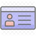Identity Card Icon  Icon